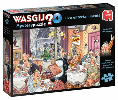 Produktbild von Wasgij Mystery 4 Live Unterhaltung! 1000 Teile Puzzle