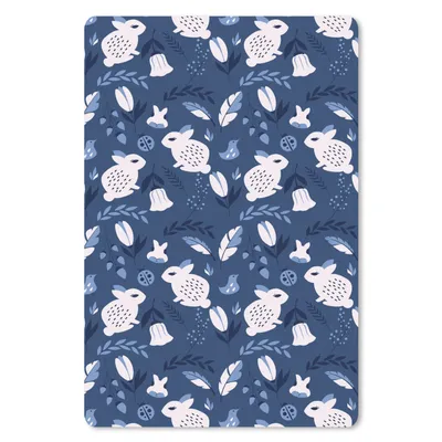 Produktbild von MuchoWow® Mauspad Mousepad Kaninchen - Skandinavien - Muster 40x60 cm - Mousepads - Maus Mat - Pad - Mausunterlage - Schreibtisch Accesoire