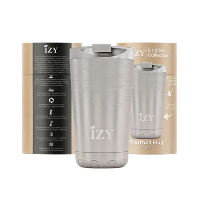 Produktbild von Thermosbecher 0.35L, Edelstahl, Silber - IZY | Original Kollektion