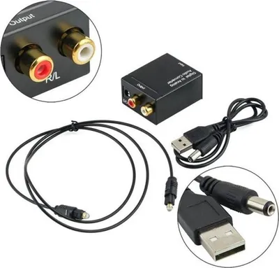 Produktbild von Digitaler optischer Koaxial-Signal-zu-Analog-RCA-Audio-Konverter-Adapter
