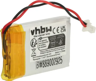 Produktbild von vhbw Akku Ersatz für GMB452233 für Wireless Headset Kopfhörer (365 mAh, 3,7 V, Li-Polymer)