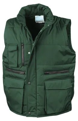 Produktbild von WORK-GUARD by Result - "Lance" Weste für Herren FK2660 (M) (Flaschengrün)