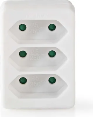 Obrázek produktu pro Nedis PSSPL300C1WT, Vnitřní, Bílá, 3 AC zásuvky / AC zásuvek, 230 V, 1700 W, 2,5 A
