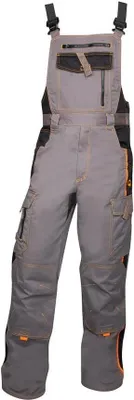 Produktbild von Arbeitslatzhose Berufskleidung Arbeitshose Kombihose Schwarz Ardon NEU (VIS-L) grau, Gr. 52