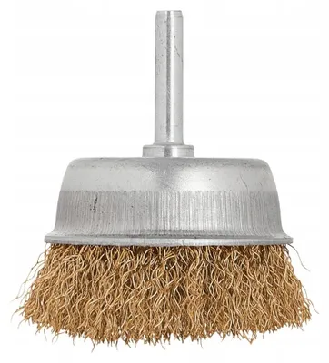 Image de Brosse avant en fil de laiton 60 mm avec tige