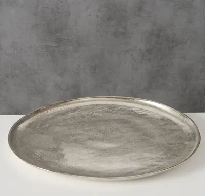 Produktbild von Boltze Tablett Phü¦nix Serviertablett aus Aluminium, üÃ¥ü 42 cm silber