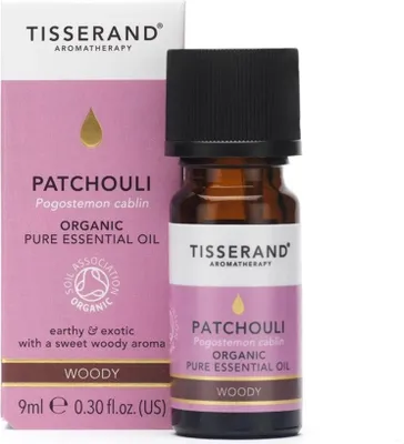 Produktbild von Nahrungsergänzungsmittel Tisserand Aromatherapy Patchouli Organic Patchouliöl (9 ml) 5703