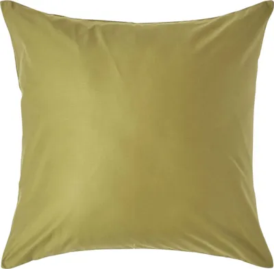 Produktbild von HOMESCAPES Kopfkissenbezug Fadendichte 1000 Olivgrün, 60 x 60 cm