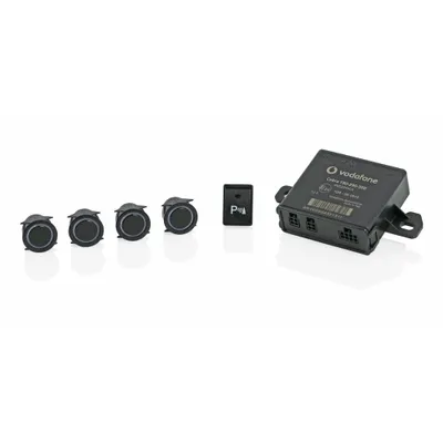 Produktbild von Cobra ParkMaster Kit F294 ink Steuergerät und 4 Mini-Ultraschallsensoren, Front