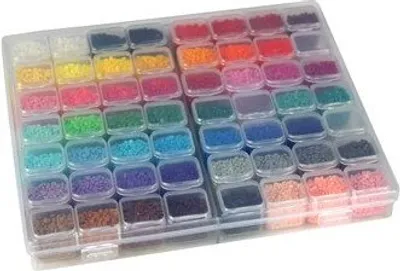 Produktbild von Acryl-Box 56 Fächer leer (ohne Inhalt)