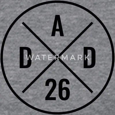 Produktbild von Spreadshirt Dad 2026 Modernes Papa Logo Geschenk Männer T-Shirt, S, Graphit meliert
