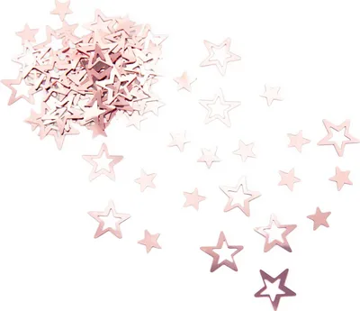 Produktbild von Oblique Unique Konfetti Sterne Tisch Deko für Hochzeit Geburtstag Party Weihnachten über 300 Stk - roségold