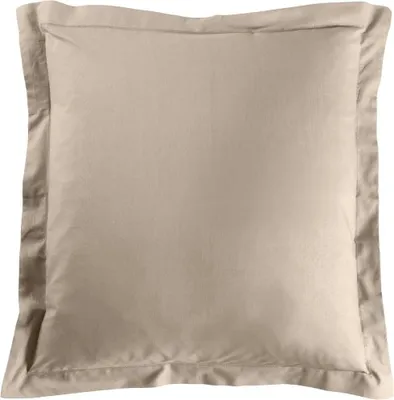 Image de Taie d'oreiller - PROMO LINGE - LINA - Coton - 63x63 - beige