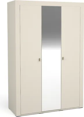Obrázek produktu pro Minio, šatní skříň "ASSO 2", skříň se závěsnými dveřmi, se zrcadlem, 137 cm, barva kašmírová