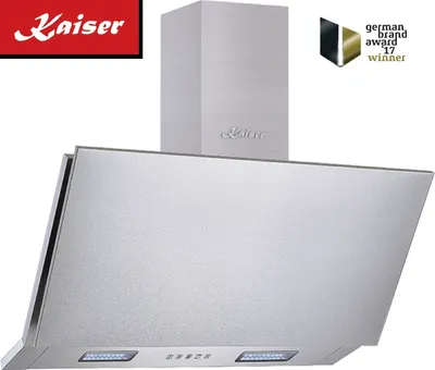 Produktbild von Kaiser AT 9455 Edelstahl Dunstabzugshaube 90cm 1250m³/h Wandhaube kopffreihaube Touch
