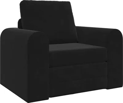 Produktbild von vidaXL Schlafsofa Schwarz 98 x 71 x 83 cm Samt