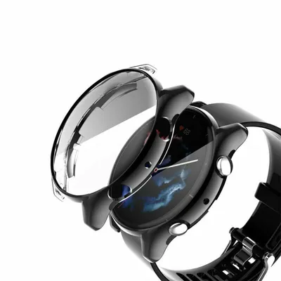 Produktbild von Strap-it TPU-Hülle – schwarze Schutzhülle passend für Amazfit GTR 3/3 Pro