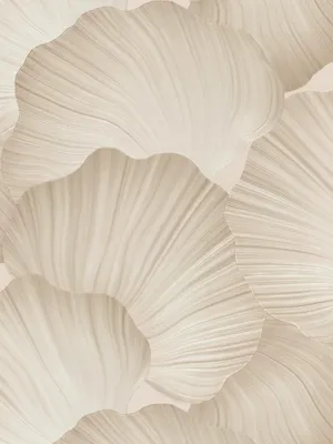 Produktbild von Moderne Vliestapete mit fließender Fächerstruktur und organischem Charakter glänzend und leicht glitzernd - Beige, Creme