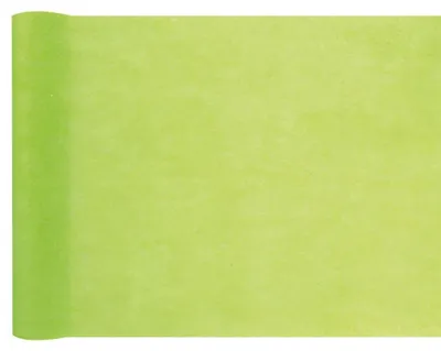 Obrázek produktu pro Běhoun na stůl z netkané textilie 30 cm x 25 m - světle zelený