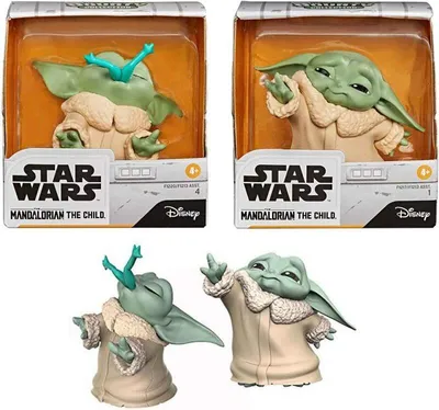 Produktbild von Hasbro Star Wars The Mandalorian Child Baby Yoda Frosch Macht 5,5cm Figur
