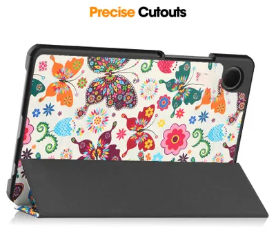 Imagen del producto de Funda para tablet Samsung Galaxy Tab A11+ 2025, Tab A9+ de 11 pulgadas, modelos X210 y X230. Estuche delgado con función de soporte y función de encendido/apagado automático