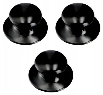 Image de Boutons de couvercle de casserole - Poignées pour couvercles de casserole - Lot de 3