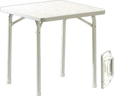 Immagine prodotto di SIEGER 211/G tavolo 70x 70 grigio pieghevole con piano decorativo
