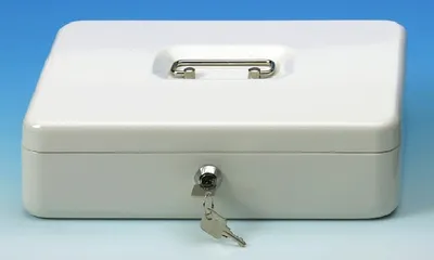 Produktbild von Geldkassette Größe 4 weiß Packung mit 10 Stück