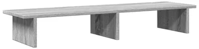 Obrázek produktu pro vidaXL Stojan na monitor Grey Sonoma 100x27x15 cm Materiál na bázi dřeva