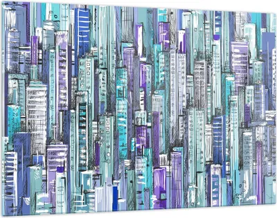 Produktbild von Bilder auf glas - Abstraktion modern - 120x80cm - Glasbilder - Wandbilder - Kunstdruck - zum Aufhängen bereit - Wanddekoration aus Glas - Glas Bilder - Wandbild auf Glas - Einteilig - GAA120x80-3857
