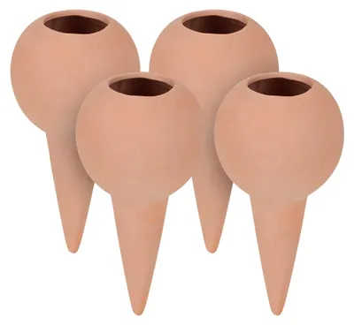 Wasserdruppler 4 Stk. für 1,5-l-Flaschen, Tropfsystem, Terrakotta