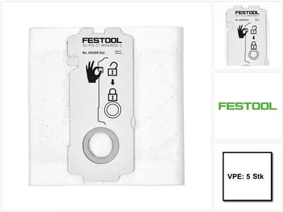 Zdjęcie produktu dla Worek filtrujący FESTOOL Selfclean SC-FIS-CT MINI/MIDI-2 (5 sztuk)