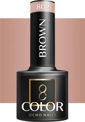 Obrázok produktu pre OCHO NAILS Hybridný lak hnedý 802 -5 g