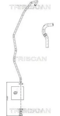Produktbild von TRISCAN 8516 16031 Servoleitung für FORD MONDEO IV Turnier (BA7) von Lenkgetriebe nach Ausgleichsbehälter
