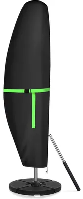 Image de Housse de protection pour parasol, en Oxford 420D, imperméable et résistante au vent, dimensions 210x45x72/32 cm, adaptée aux parasols de 2 à 4 mètres