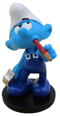 Produktbild von Diverse The Smurfs Resin Smurf Architecture Figur   Kinder  One Size