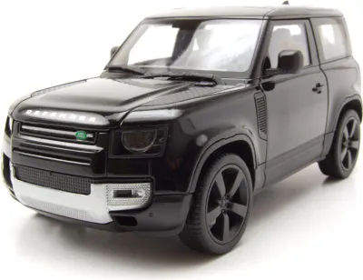 Produktbild von Welly 24110SW Land Rover Defender 2020 schwarz 1:24