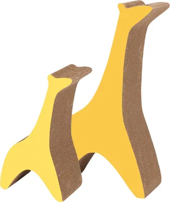 Productafbeelding van Catit Krabkarton Dierenkattenkrabpaal Giraffe, afmetingen: 44,5 x 24 x 18,5 cm