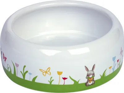 Produktbild von Nobby 73752, Kaninchen, Haustier-Fütterungsschale, Keramik, Weiß, Abbildung, 500 l