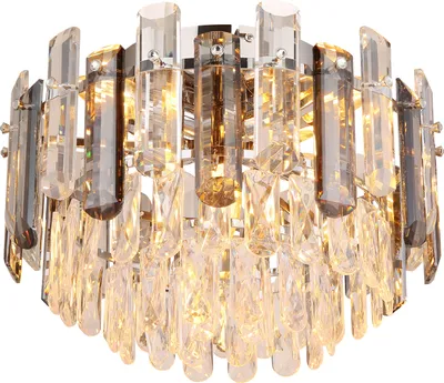 Produktbild von Globo Lighting Deckenleuchte Metall verchromt, 5x E14