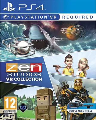 Obrázok produktu pre Perp ZEN Studios VR Collection, PlayStation 4, Fyzické médiá, Požadovaná náhlavná súprava pre virtuálnu realitu