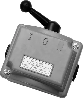 A product shot of a cam starter switch.