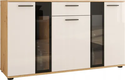 Immagine prodotto di Cassettiera combinata PARK - rovere artigianale / bianco