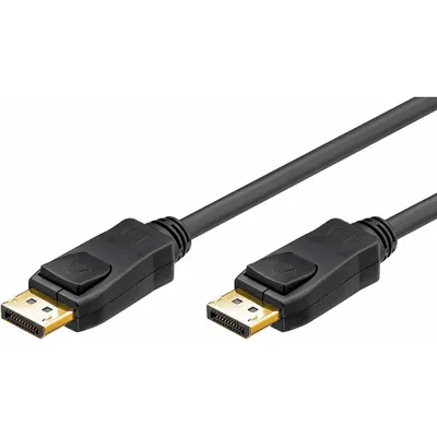 Zdjęcie produktu dla Goobay 49958, 1 m, DisplayPort, DisplayPort, Męska, Męska, Czarny