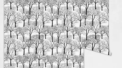 Produktbild von Coloray Fototapete 104x70 cm Latextapete Magicstick - Bäume Wald Woodlwoods OldShool