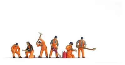 Produktbild von NOCH Gleisbautrupp, HO (1:87), Mehrfarbig