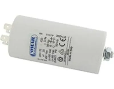Produktbild von Universeller elektrische Kondensator 35 Uf - Befestigung M8, ø: 45 mm, H: 94 mm