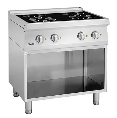 Produktbild von Bartscher 287420, Freistehend, Schwarz, Edelstahl, Edelstahl, Drehregler, Elektro, AC