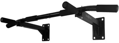 Produktbild von Wandmontierte Klimmzugstange – Klimmzugstange – Heimtraining – Robuste Wandbefestigung – 52 x 195 x 115 cm – Schwarz