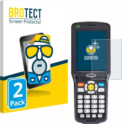 Produktbild von 2x BROTECT Schutzfolie für Unitech HT510A Displayschutz Displayschutzfolie Folie Matt Entspiegelungsfolie